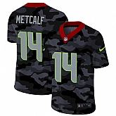 Nike Seattle Seahawks 14 Metcalf 2020 Camo Salute to Service Limited Jersey zhua,baseball caps,new era cap wholesale,wholesale hats